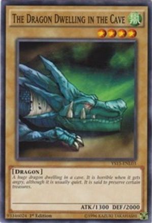 Image of The Dragon Dwelling in the Cave (YS15-ENL03) - Starter Deck: Dark Legion 1st Edition