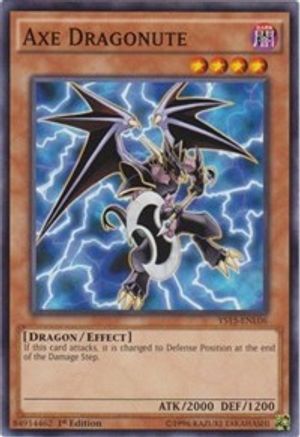 Image of Axe Dragonute (YS15-ENL06) - Starter Deck: Dark Legion 1st Edition