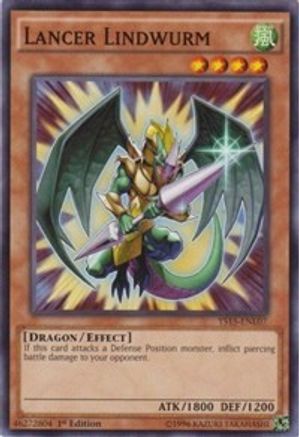 Image of Lancer Lindwurm (YS15-ENL07) - Starter Deck: Dark Legion 1st Edition