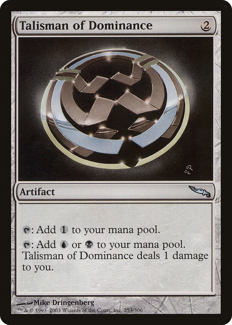 Image of Talisman of Dominance (MRD-253) - Mirrodin Foil
