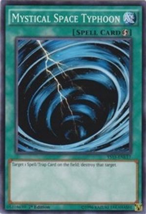 Image of Mystical Space Typhoon (YS15-ENL17) - Starter Deck: Dark Legion 1st Edition