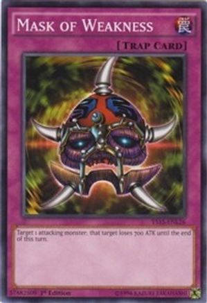 Image of Mask of Weakness (YS15-ENL26) - Starter Deck: Dark Legion 1st Edition