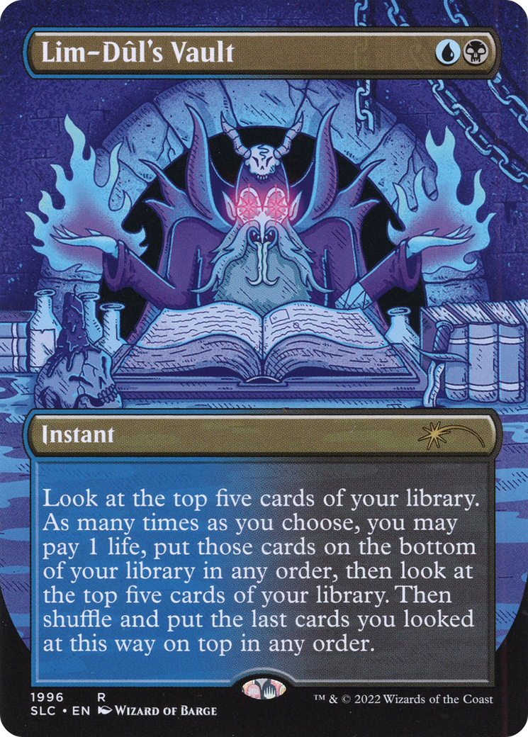 Image of Lim-Dul's Vault (SLC-1996) - Secret Lair Countdown Kit (Borderless) Foil