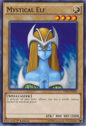 Image of Mystical Elf (YS15-ENF02) - Starter Deck: Saber Force 1st Edition