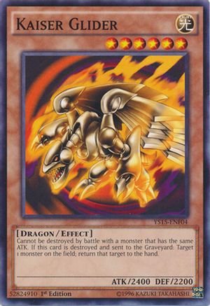 Image of Kaiser Glider (YS15-ENF04) - Starter Deck: Saber Force 1st Edition