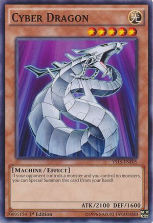 Image of Cyber Dragon (YS15-ENF05) - Starter Deck: Saber Force 1st Edition