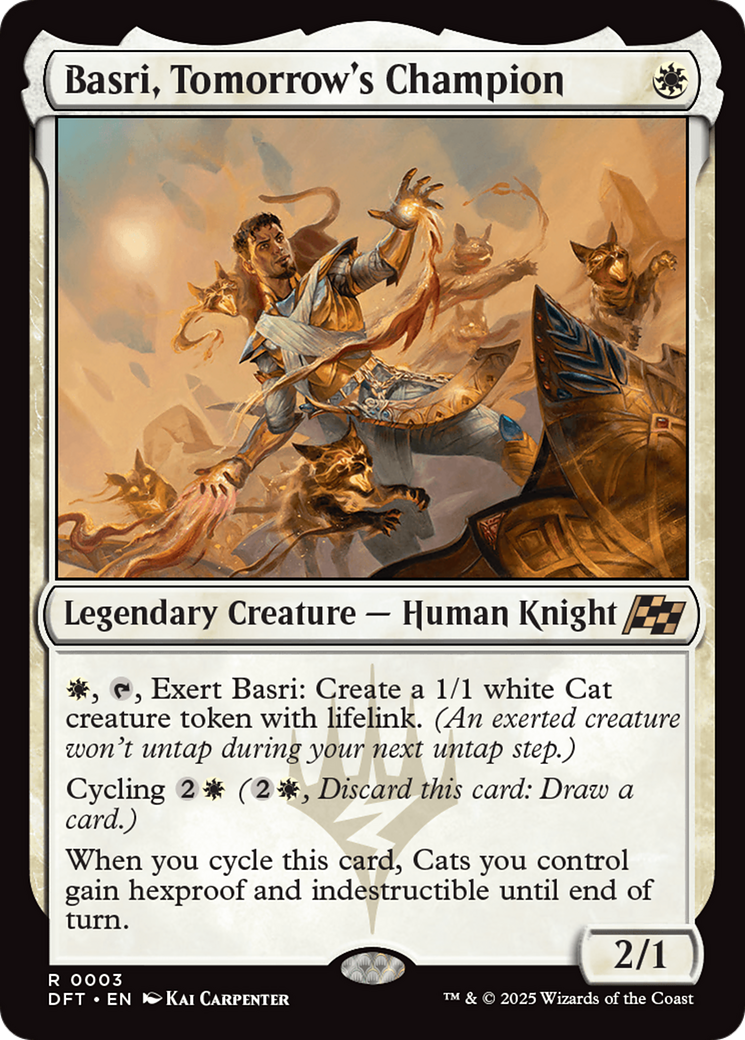 Image of Basri, Tomorrow's Champion (DFT-003) - Aetherdrift