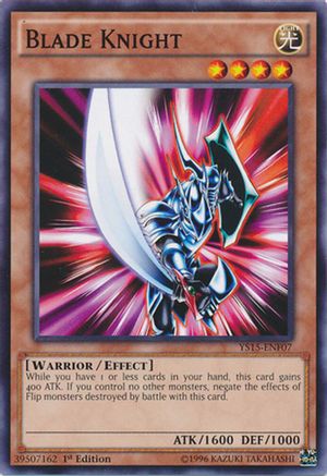 Image of Blade Knight (YS15-ENF07) - Starter Deck: Saber Force 1st Edition
