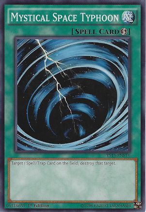 Image of Mystical Space Typhoon (YS15-ENF16) - Starter Deck: Saber Force 1st Edition