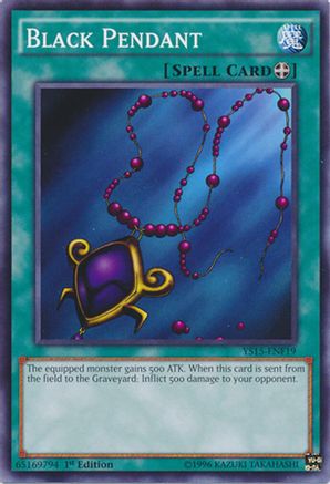 Image of Black Pendant (YS15-ENF19) - Starter Deck: Saber Force 1st Edition