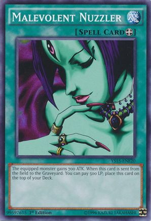 Image of Malevolent Nuzzler (YS15-ENF20) - Starter Deck: Saber Force 1st Edition