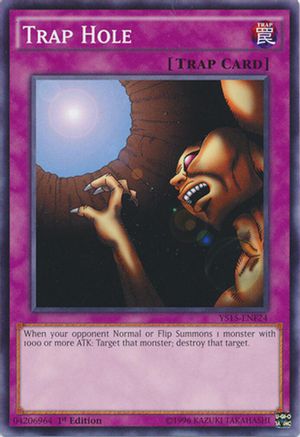 Image of Trap Hole (YS15-ENF24) - Starter Deck: Saber Force 1st Edition