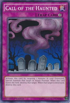 Image of Call of the Haunted (YS15-ENF26) - Starter Deck: Saber Force 1st Edition