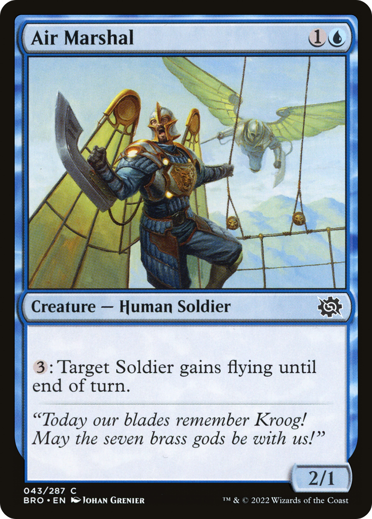 Image of Air Marshal (BRO-043) - The Brothers' War Foil