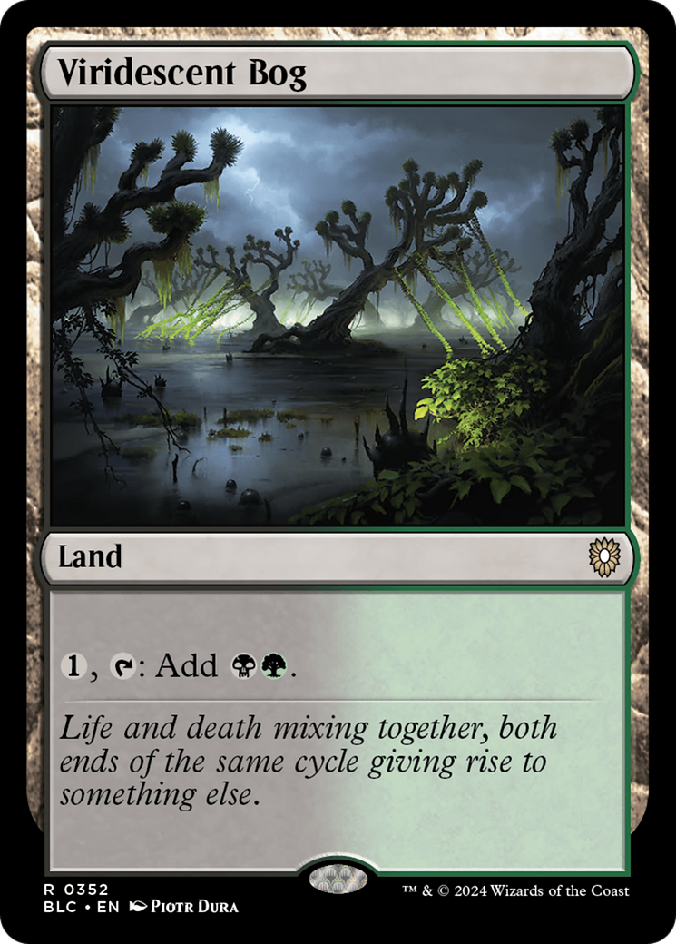 Image of Viridescent Bog (BLC-352) - Bloomburrow Commander