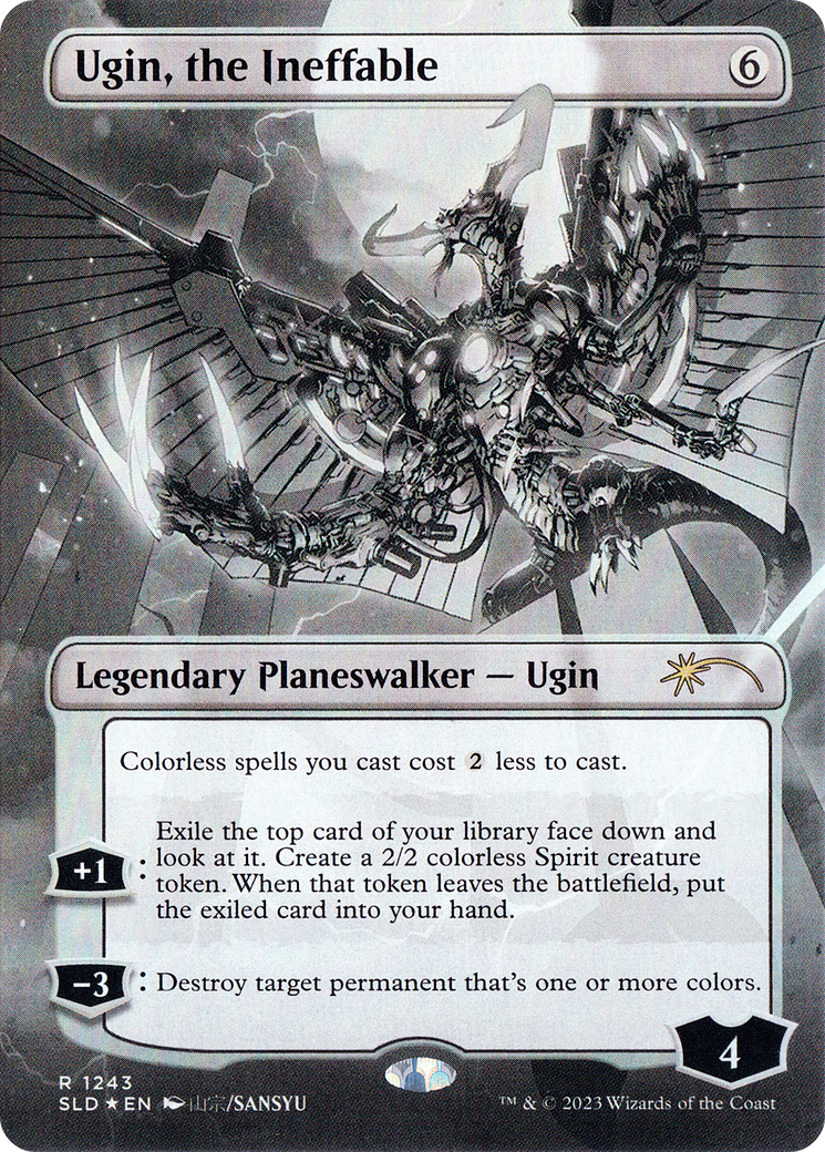 Image of Ugin, the Ineffable (Borderless) (SLD-1243) - Secret Lair Drop (Borderless) Foil