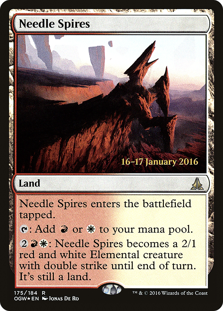 Image of Needle Spires (PRE-175S) - Oath of the Gatewatch Promos Foil
