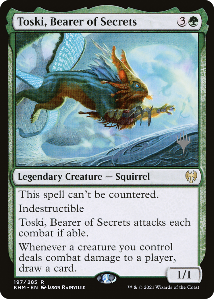 Image of Toski, Bearer of Secrets (PPKHM-197P) - Kaldheim Promos