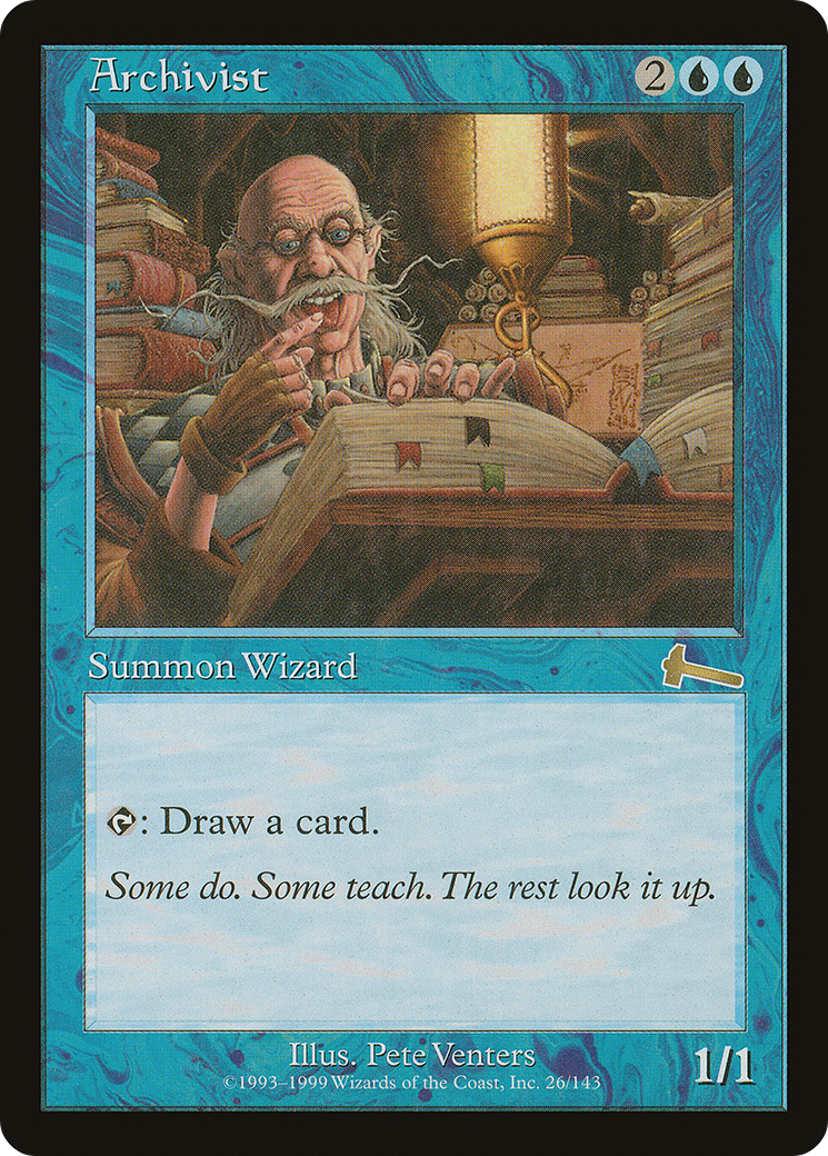 Image of Archivist (ULG-026) - Urza's Legacy Foil