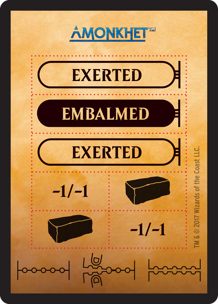 Image of Punch Card Token (AKH-026) - Amonkhet Tokens Foil
