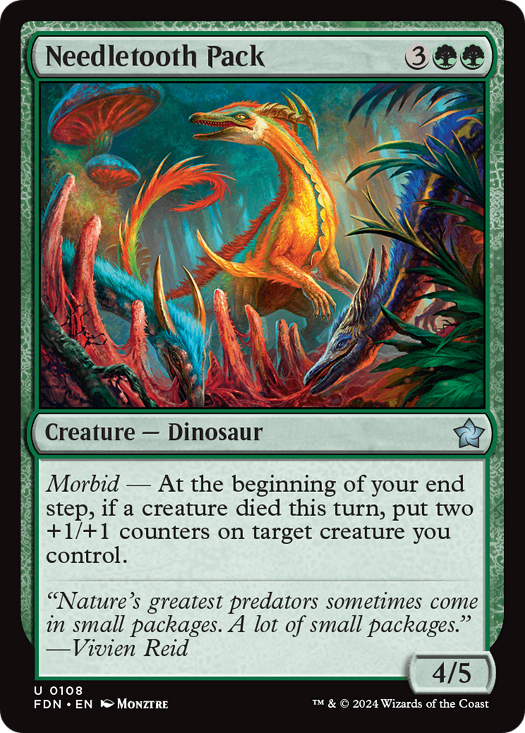 Image of Needletooth Pack (FDN-108) - Foundations Foil