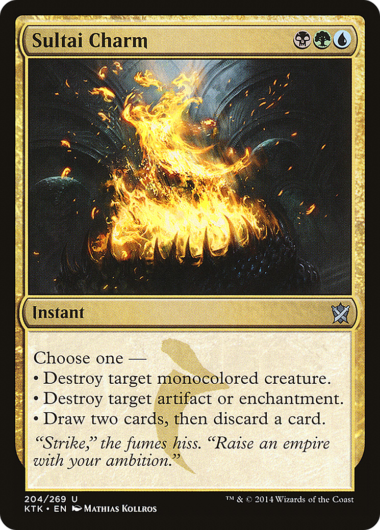 Image of Sultai Charm (KTK-204) - Khans of Tarkir Foil