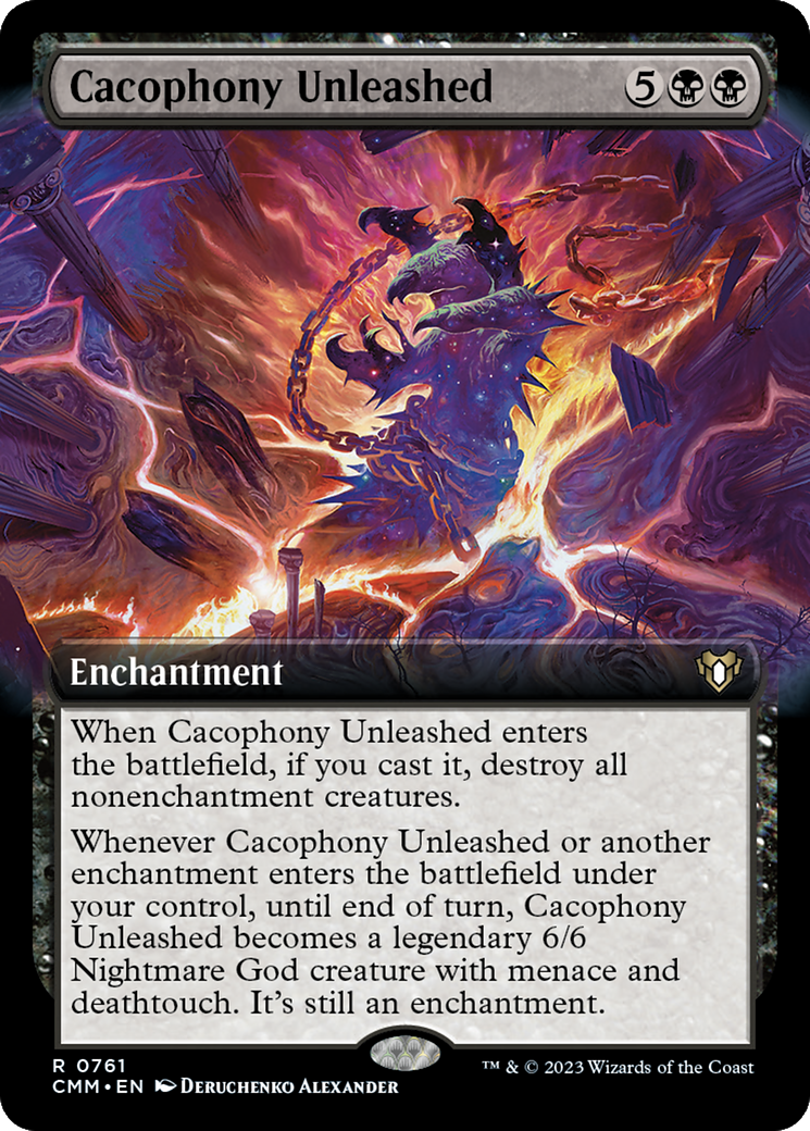 Image of Cacophony Unleashed (Extended Art) (CMM-761) - Commander Masters: (Extended Art)