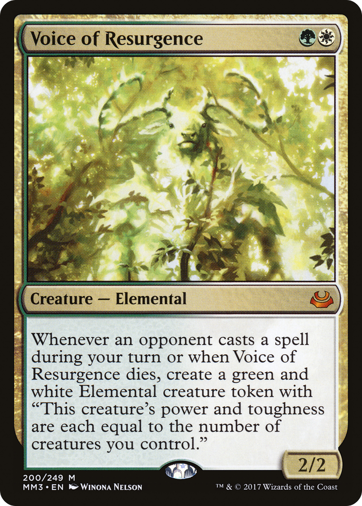 Image of Voice of Resurgence (MM3-200) - Modern Masters 2017 Foil