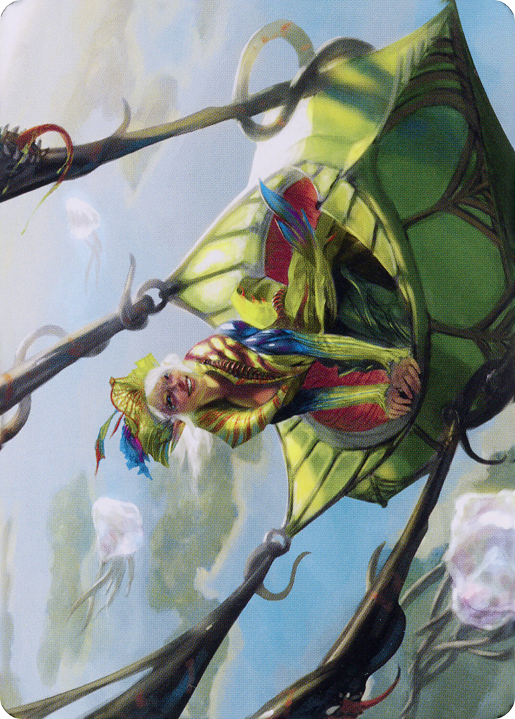 Image of Nael, Avizoa Aeronaut // Nael, Avizoa Aeronaut (ADMU-051) - Dominaria United Art Series (Borderless) Foil