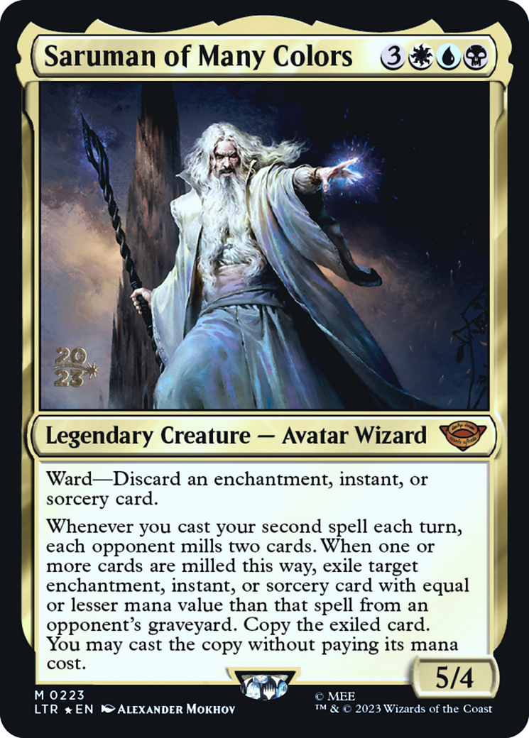 Image of Saruman of Many Colors (PRE-223) - Tales of Middle-earth Promos Foil