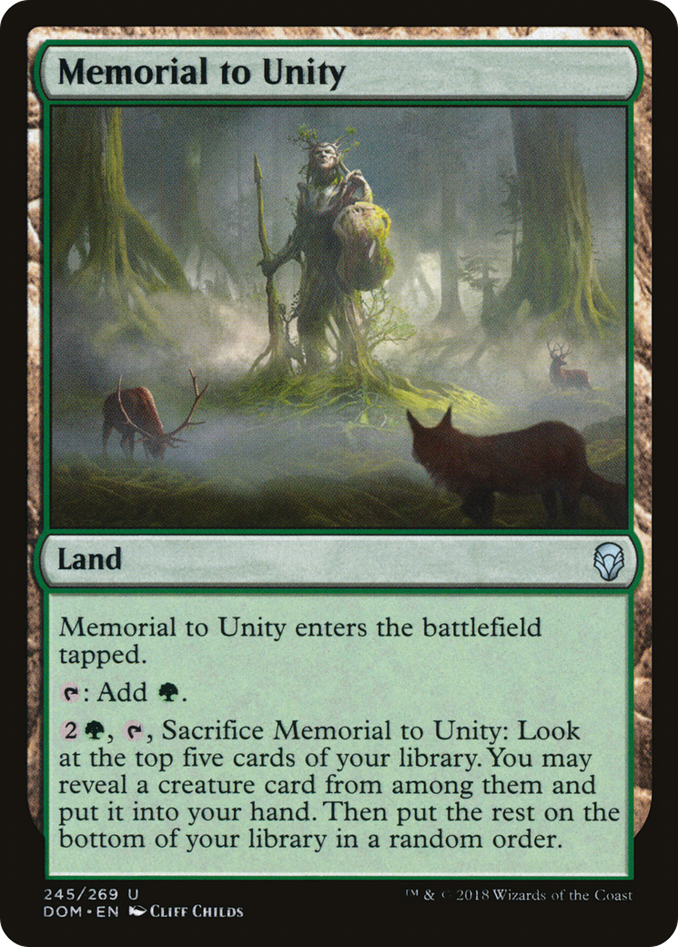 Image of Memorial to Unity (DOM-245) - Dominaria Foil