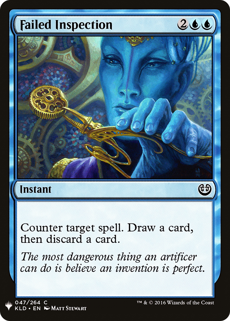 Image of Failed Inspection (LIST-KLD-47) - The List