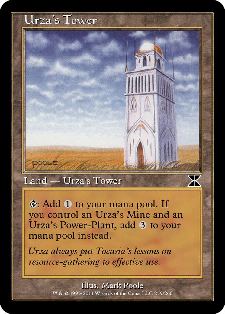 Image of Urza's Tower (ME4-259B) - Masters Edition IV Foil