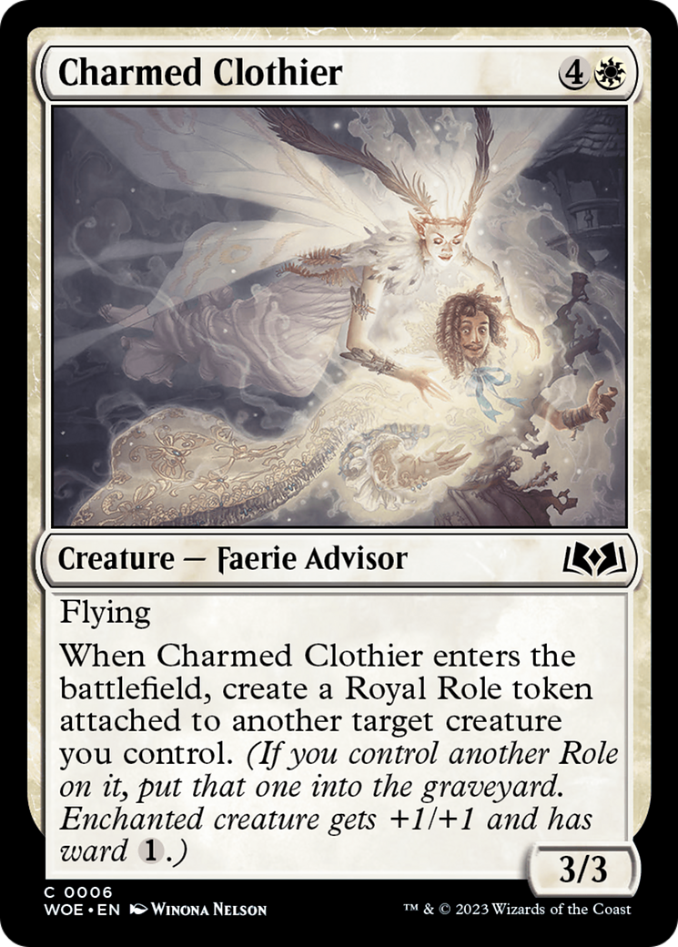 Image of Charmed Clothier (WOE-006) - Wilds of Eldraine Foil