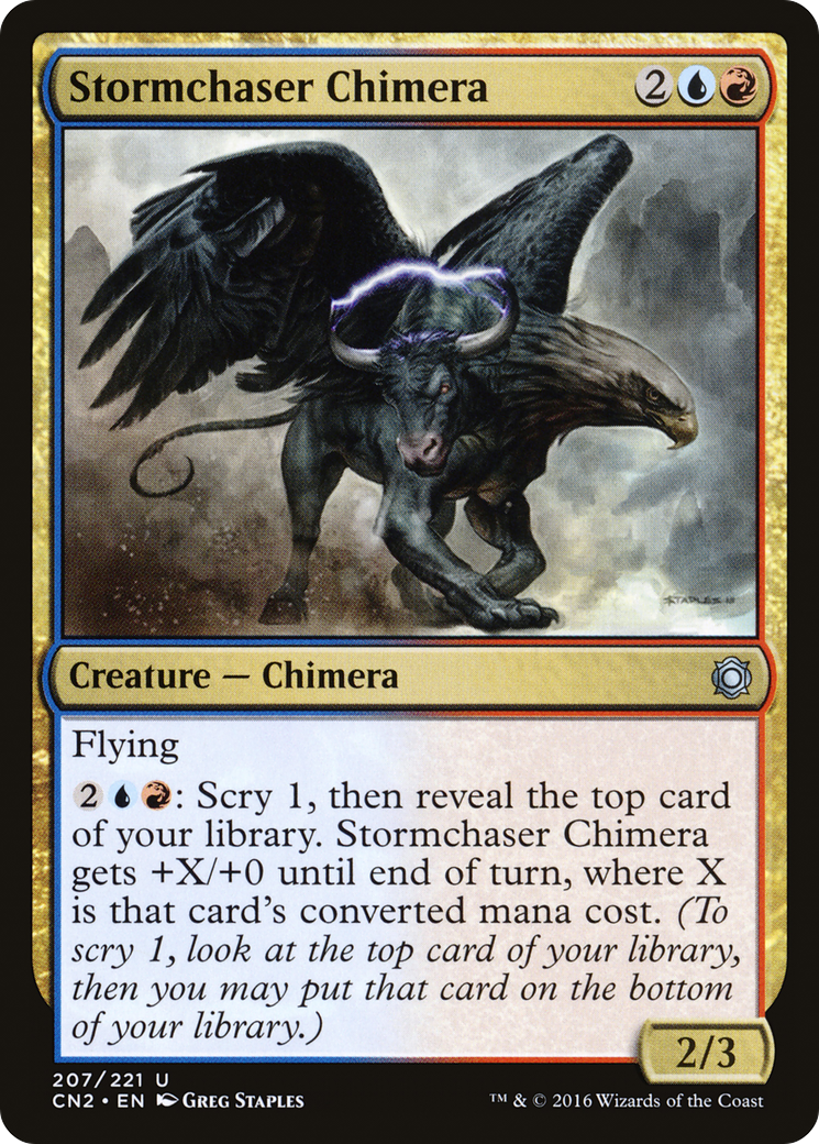 Image of Stormchaser Chimera (CN2-207) - Conspiracy: Take the Crown Foil