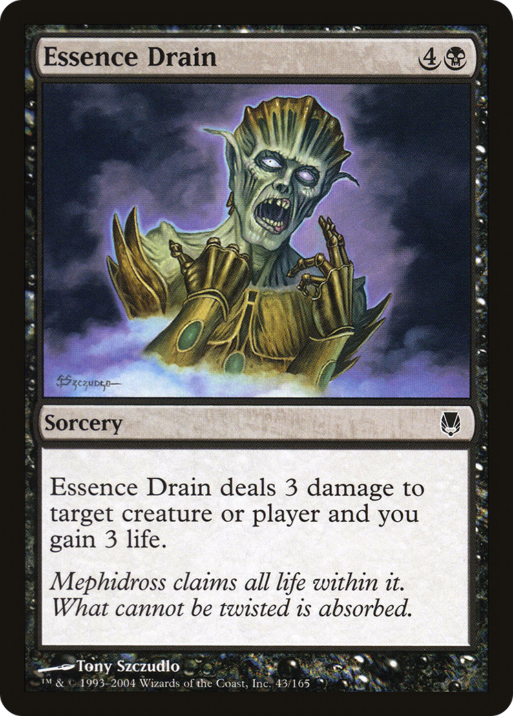Image of Essence Drain (DST-043) - Darksteel Foil