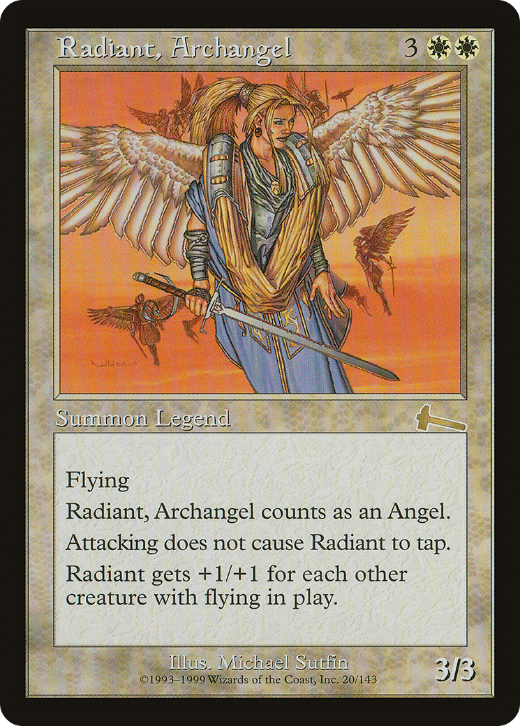 Image of Radiant, Archangel (ULG-020) - Urza's Legacy