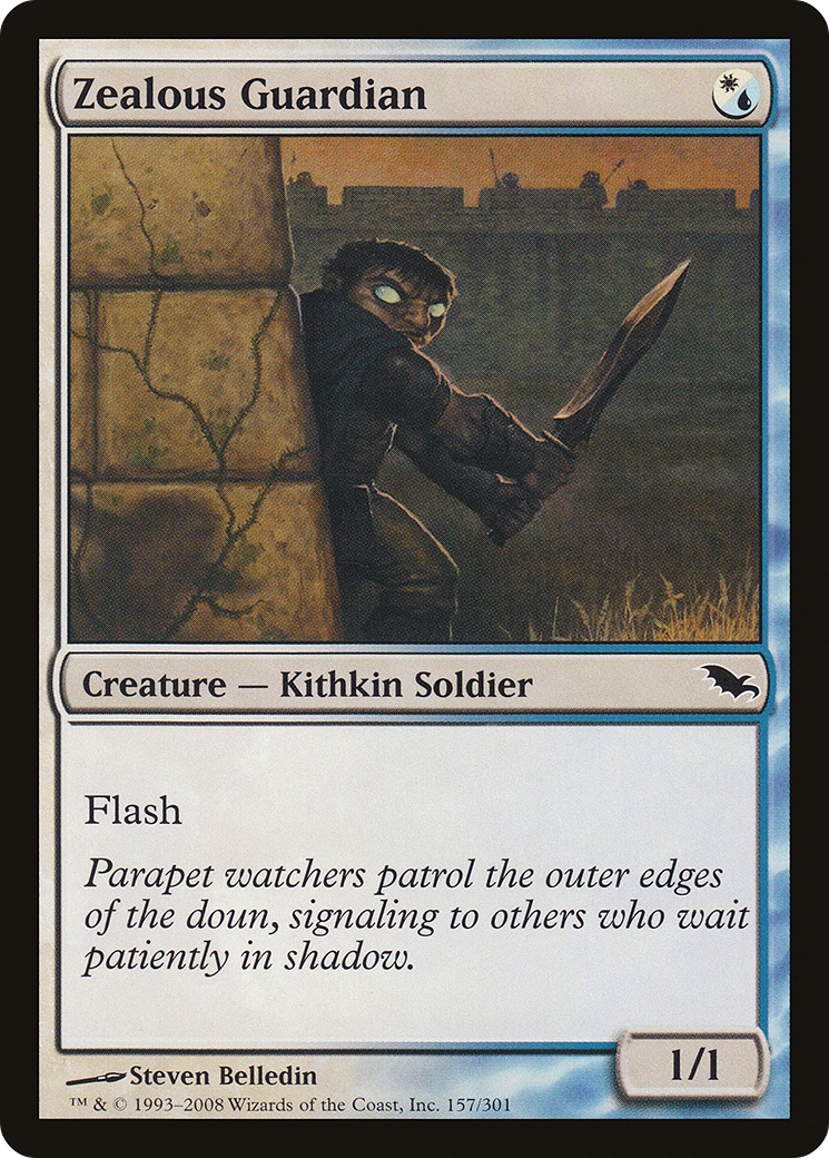 Image of Zealous Guardian (SHM-157) - Shadowmoor Foil