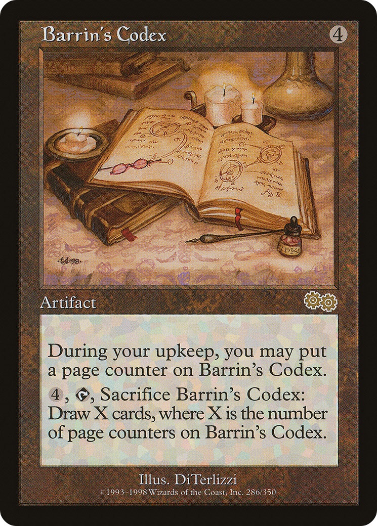 Image of Barrin's Codex (USG-286) - Urza's Saga