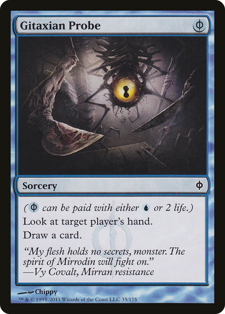 Image of Gitaxian Probe (NPH-035) - New Phyrexia Foil