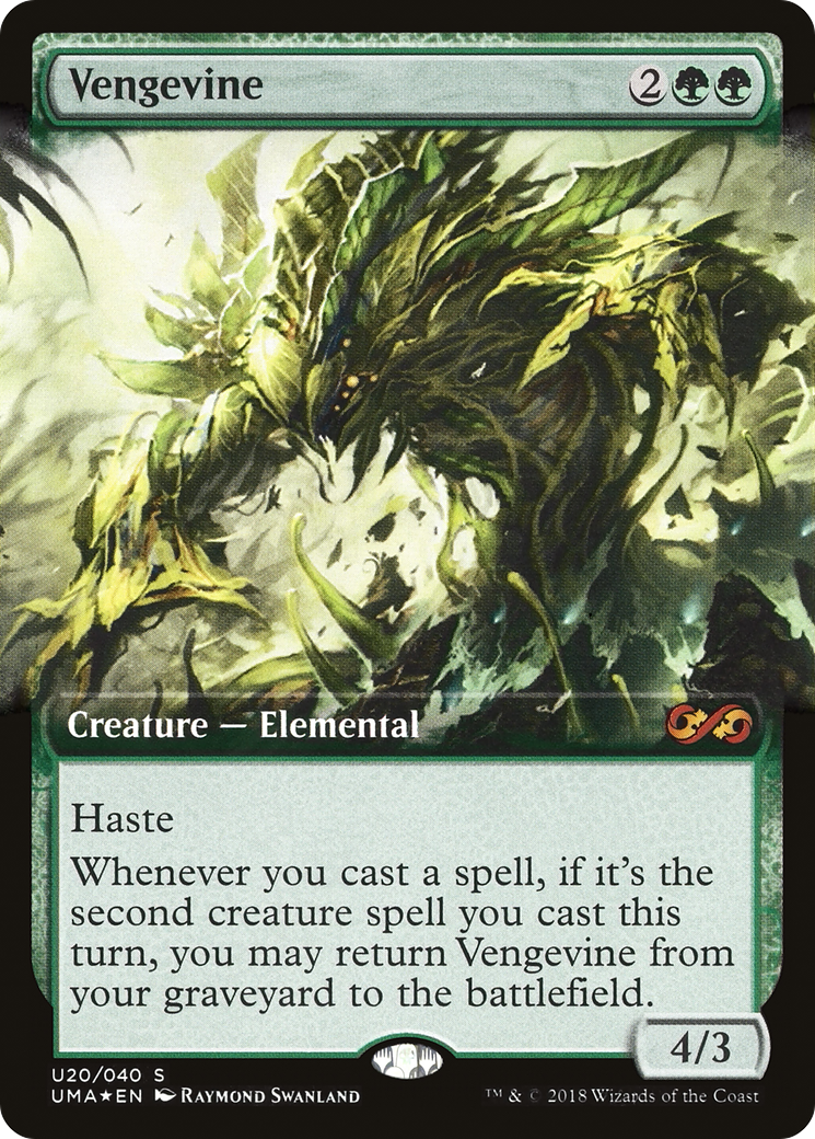 Image of Vengevine (UMA:BT-U20) - Ultimate Box Topper: (Extended Art) Foil