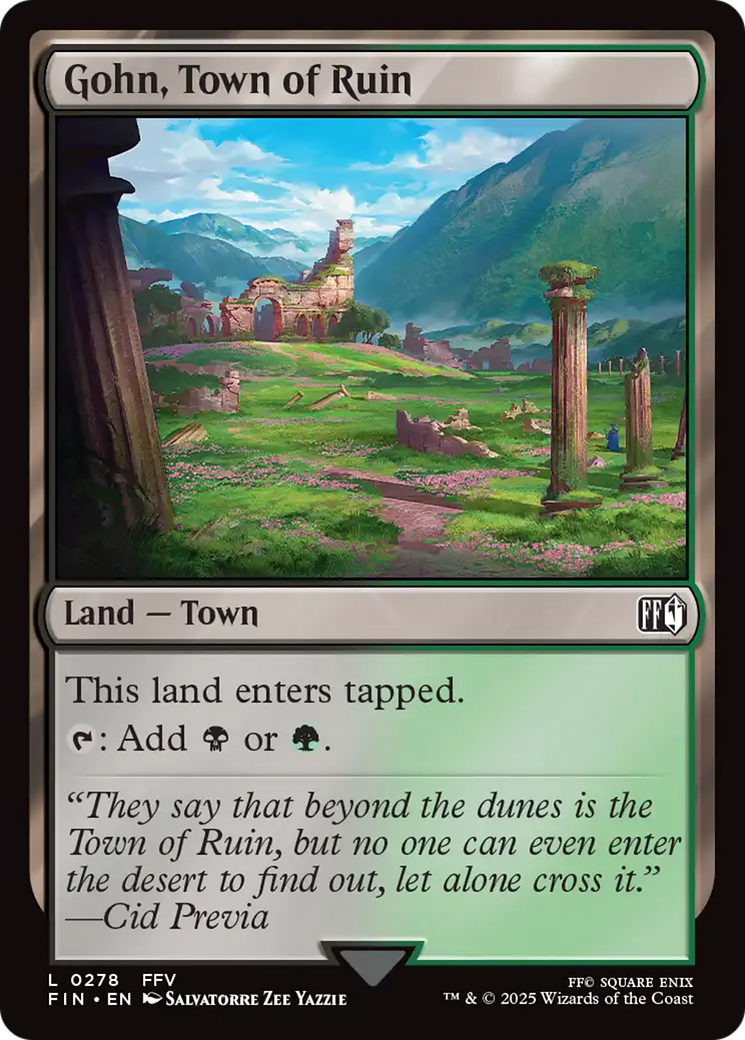 Image of Gohn, Town of Ruin (FIN-278) - FINAL FANTASY Foil