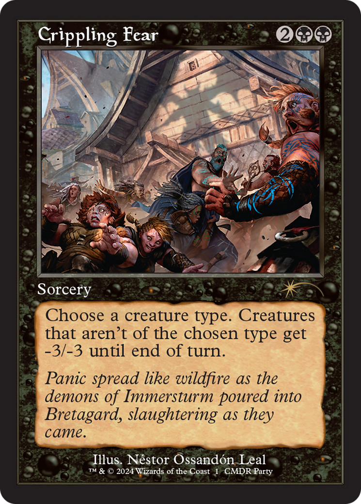 Image of Crippling Fear (PW24-017) - Wizards Play Network 2024
