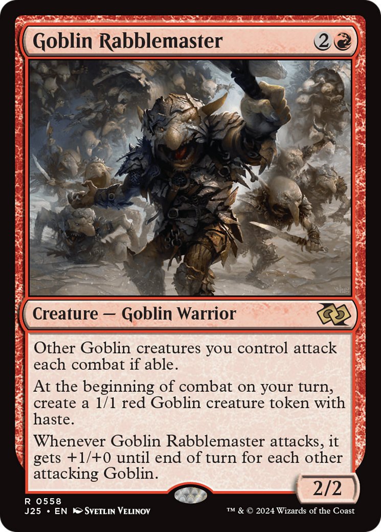 Image of Goblin Rabblemaster (J25-558) - Foundations Jumpstart