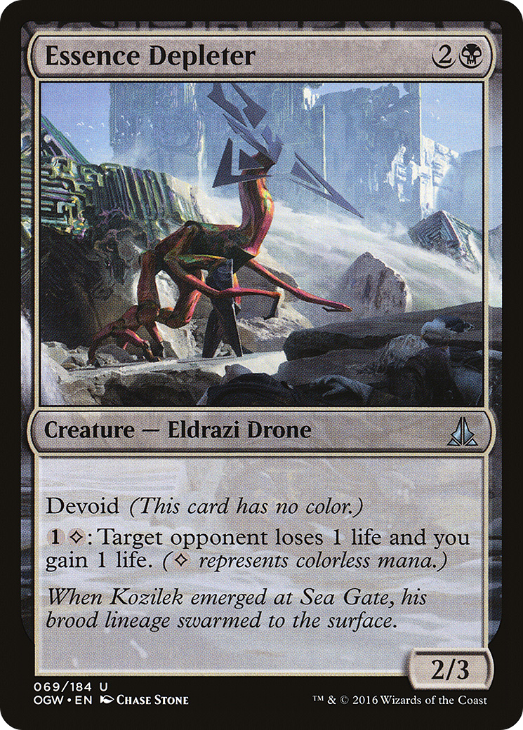 Image of Essence Depleter (OGW-069) - Oath of the Gatewatch: (devoid)