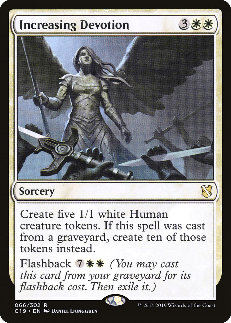 Image of Increasing Devotion (C19-066) - Commander 2019