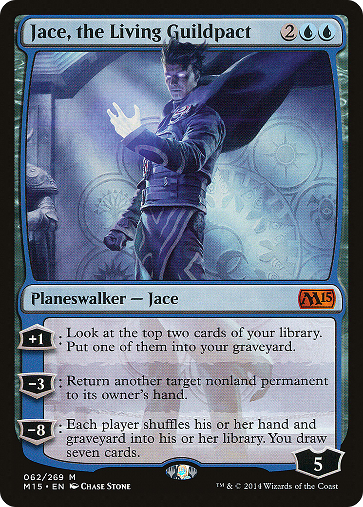 Image of Jace, the Living Guildpact (M15-062) - Magic 2015 Foil