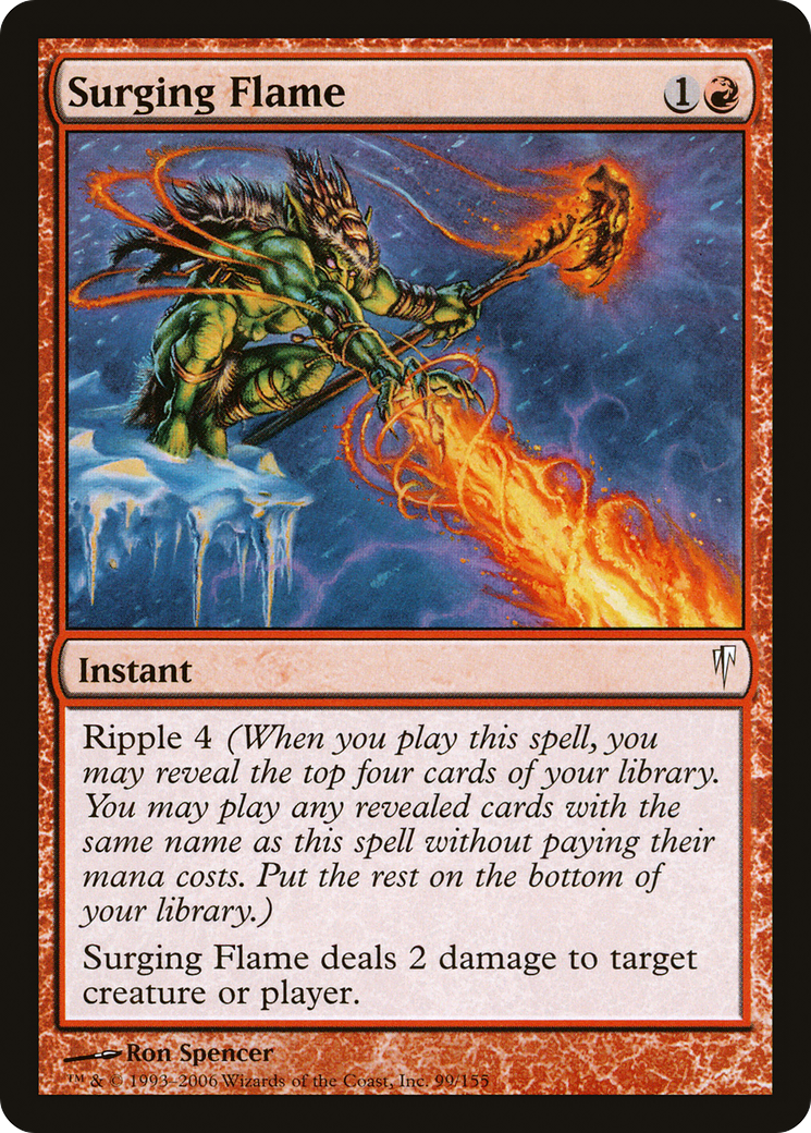 Image of Surging Flame (CSP-099) - Coldsnap Foil