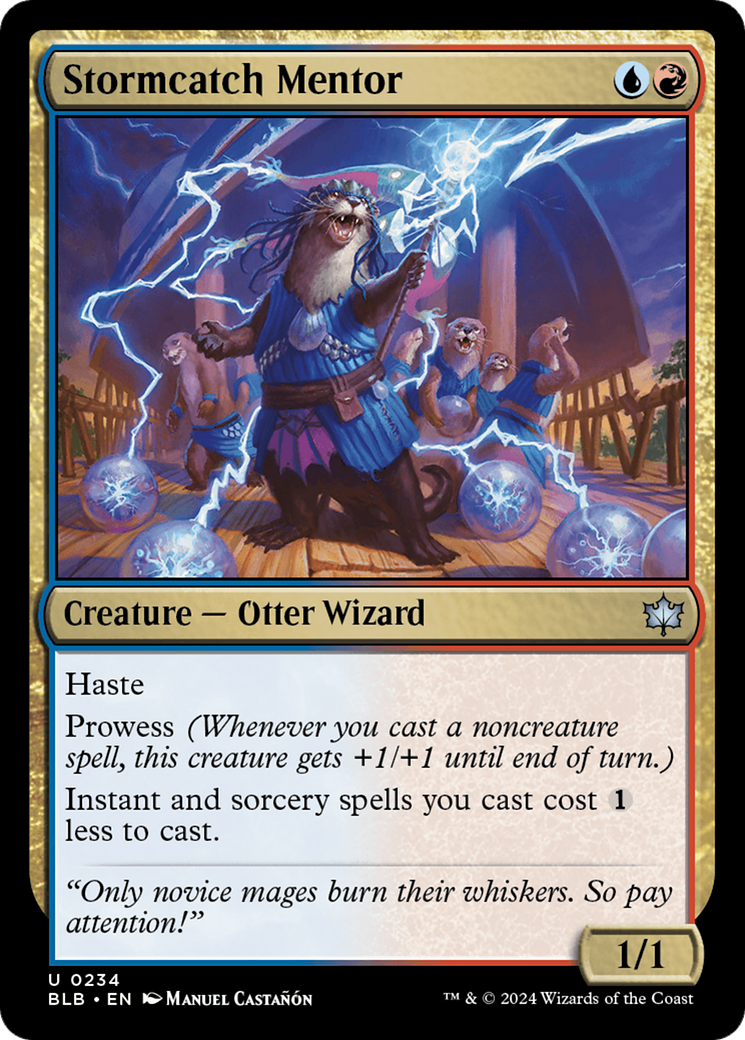 Image of Stormcatch Mentor (BLB-234) - Bloomburrow