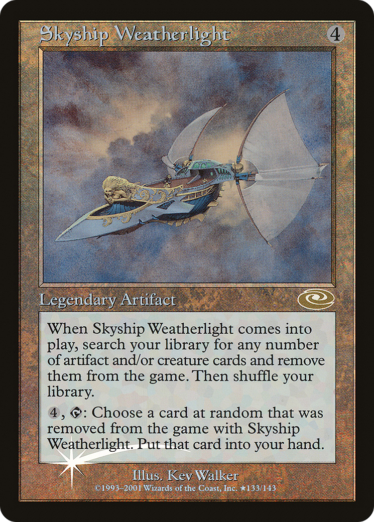 Image of Skyship Weatherlight (Alt. Art Foil) (PLS-135) - Planeshift
